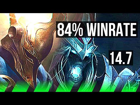 PANTHEON vs KARTHUS (JGL) | 84% winrate, 11/1/5, Legendary | KR Master | 14.7