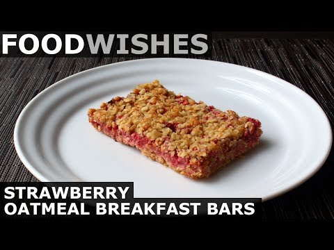 Strawberry Oatmeal Breakfast Bars
