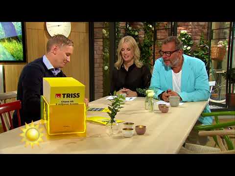 Trissvinnarens glädje "Många barn i kulisserna" - Nyhetsmorgon (TV4)