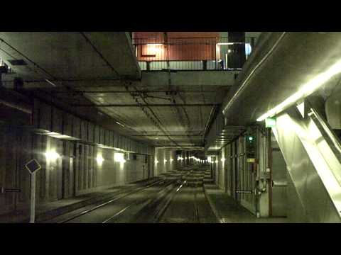 Cabinevideo: Tram Tunnel Den Haag: Brouwersgracht - Den Haag Centraal