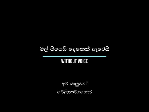 මල් පිපෙයි දෙනෙත් ඇරෙයි - Mal Pipei Deneth Arei - Without Voice