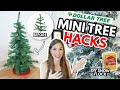 DOLLAR TREE CHRISTMAS TREE HACKS Amazing Things You Can Do With Dollar Tree Mini Christmas Trees