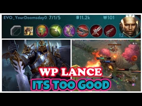 TOO STRONG TO STOP PLAYING WP LANCE BEST HERO TOP LANE - VAINGLORY 5V5 TIPS