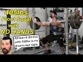 405lbs ZOMBIE Front Squat! || Lunges, Platz Squats, RDL's