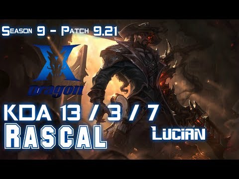 KZ Rascal LUCIAN vs RENEKTON Mid - Patch 9.21 KR Ranked