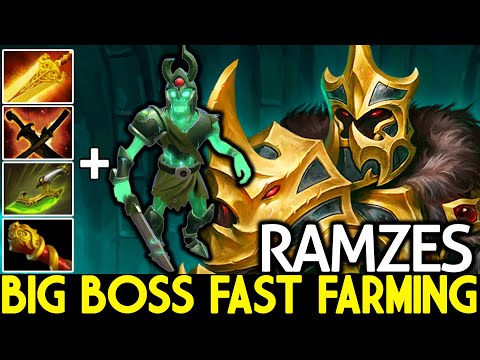 RAMZES [Wraith King] Big Boss Carry Radiance Fast Farm Dota 2