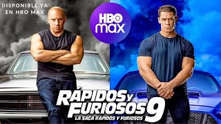 🚨Última Hora🚨 Rápidos y Furiosos 9 ya está disponible en HBO MAX