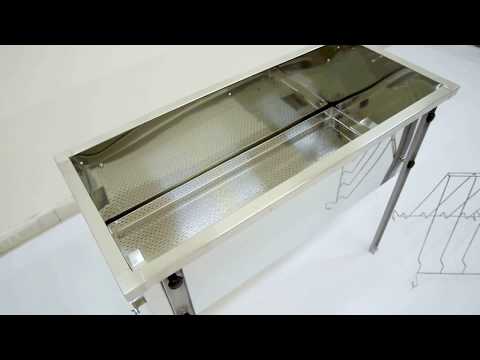 Stůl na odvíčkování - nerez vana - Lysoň 1