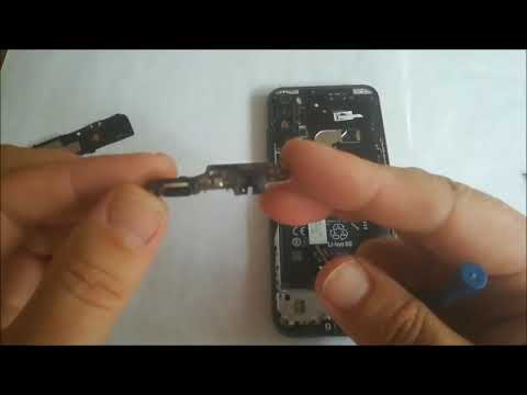 xiaomi redmi note 8t speaker and usb port panel removed