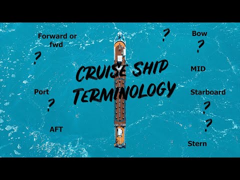 Lets learn about Nautical terms for a cruise ship