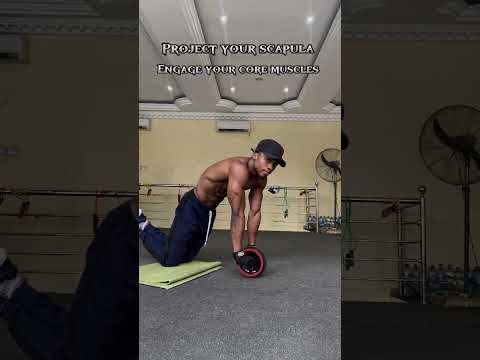 How to use abs roller wheel properly #bodyweight