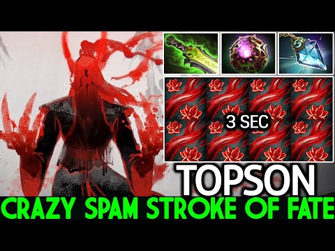 TOPSON [Grimstroke] Super Mid Nonstop Spam 3 Sec Stroke of Fate Dota 2