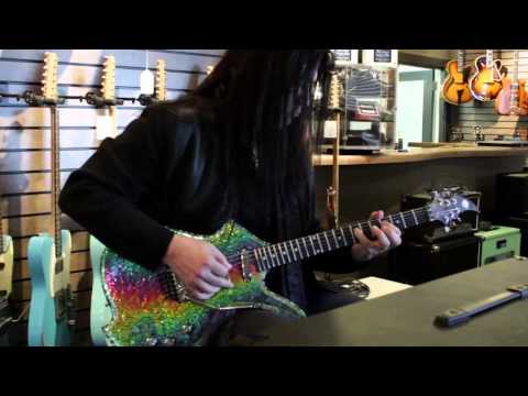 Mark Slaughter noodling around at Bluesman Vintage