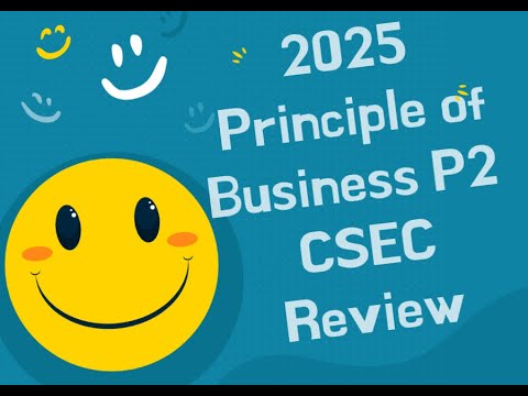 POB (Principles of Business) MAY 2025 CSEC SOLUTIONS!