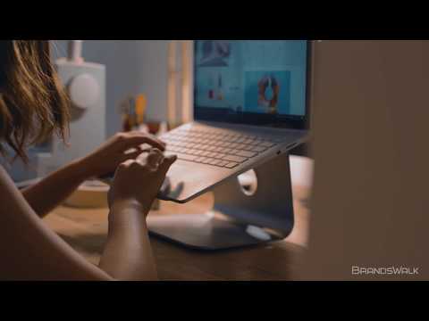 Video Review of the Rain Design mStand360 Laptop Stand with Swivel Base, Gold