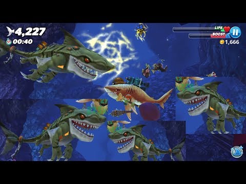 Tiger Shark Live Contest (Further Swum in Harbor Map) - Hungry Shark World