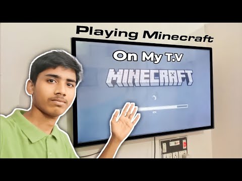 Playing Minecraft On My TV | Will It Run? | How To Download and Play Minecraft On TV