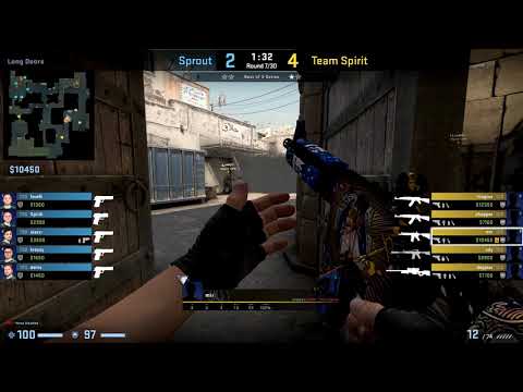 CSGO POV Spirit Mir vs. Sprout on Dust2 - 28 frags