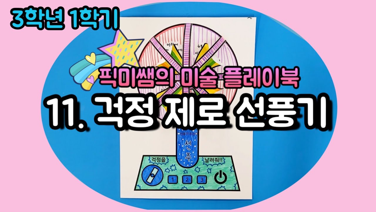 [3학년1학기]🪴픽미쌤의 미술 플레이북 / 11.걱정 제로 선풍기🌸