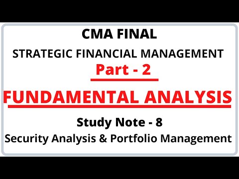 SFM | Strategic Financial Management | CMA Final | CMA Junction