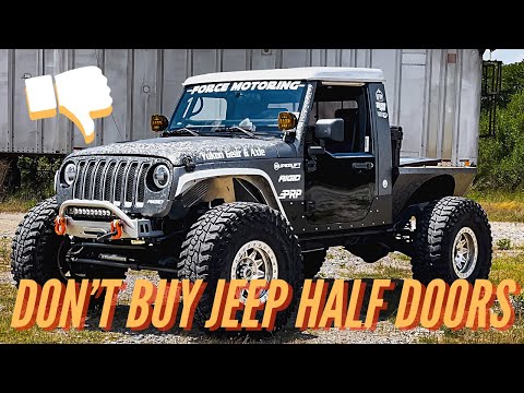 3 Reasons why JEEP HALF DOORS ARE TERRIBLE!