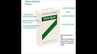 Cigarrillo eléctrónico 7Stripe Menthol . ¡El método mas barato y eficaz para dejar el tabaco!