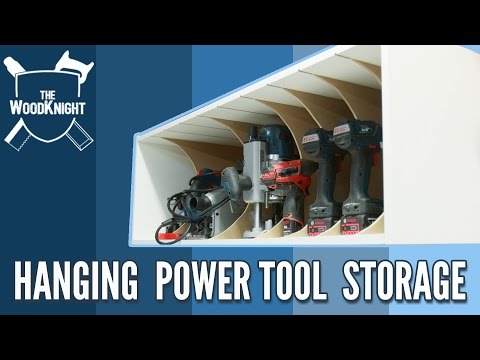 Hanging Power Tool Storage (Mitre Saw Station Part #4)