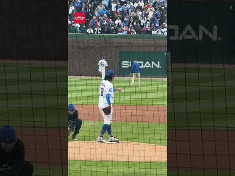 Shota Imanaga warming up to Chelsea Dagger 🔥