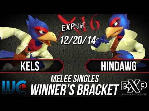 EXPosure 16 - Kels (Marth/Falco) vs. Hindawg (Falco) Melee Winner's Bracket