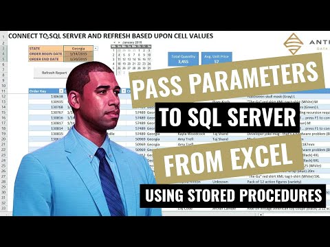 Call a SQL Server Stored Procedure using Excel Parameters