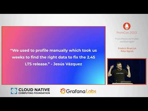 PromCon 2023 - From Metrics to Profiles and back again