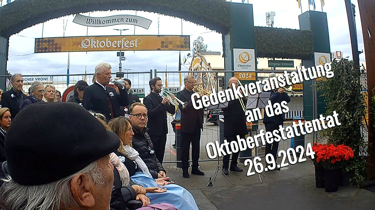 Gedenken - Oktoberfestattentat am 26. September 2024 in München DGB Jugend