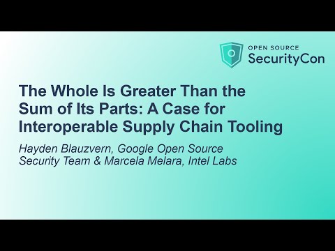 The Whole Is Greater Than the Sum of Its Parts: A Case for Interoperable... H. Blauzvern & M. Melara