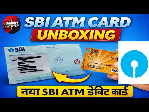 SBI ATM Debit Card Unboxing 2026 | New SBI Debit Card Unboxing | Manjeet Junction