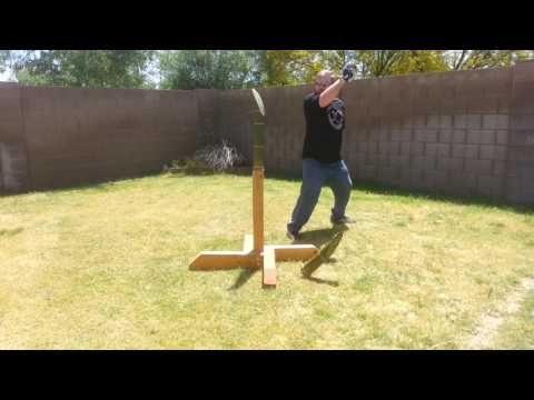 Cutting tatami with a Windlass Musketeer Rapier