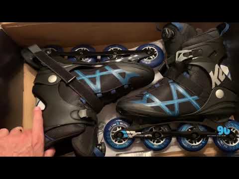 **BONUS** K2 FIT 90 “BOA” Inline Skates UNBOXING Rollerblades Rollerskates