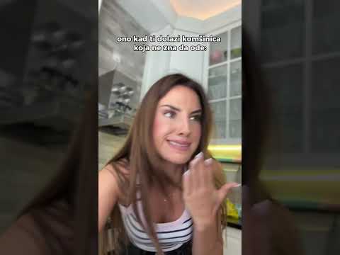 Svi imamo jednu takvu,😂koju volimo ali neće da ode kući, zato se treba snaći...