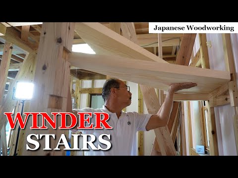 Japanese Woodworking - Three Step Winder Stairs [Season 2 - Part 5]