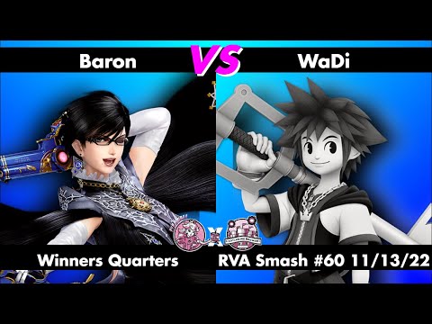 RVA Smash #60: Baron (Bayonetta) vs WaDi (Sora/Mewtwo) - Winners Quarters - Smash Bros Ultimate SSBU