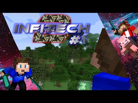 Minecraft [InfiTech 2] #1 - Technik, aber hart!