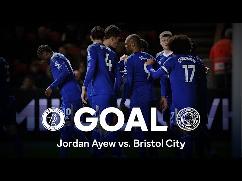GOAL | Jordan Ayew | Bristol City 2-2 Leicester City | Sky Bet Championship 2025/26