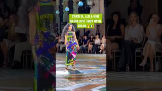 Cardi B, Jennifer Lopez &amp; Gigi Hadid Own the Milan Runway 🔥🇮🇹