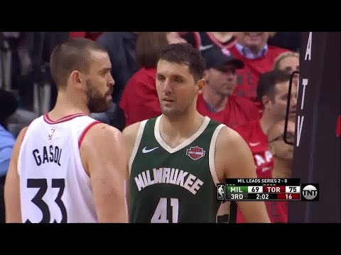 Nikola Mirotic All Game Actions 05/19/19 Milwaukee Bucks vs Toronto Raptors Game 3 Highlights