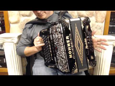 HANCIIILBKGE - Black Hohner Anacleto Rey del Norte III FBbEb Fa LMM 34 12