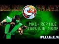Mortal Kombat Project 4 1 Season 2 Final MK1 Reptile Survival Mode MUGEN 1080p 60fps