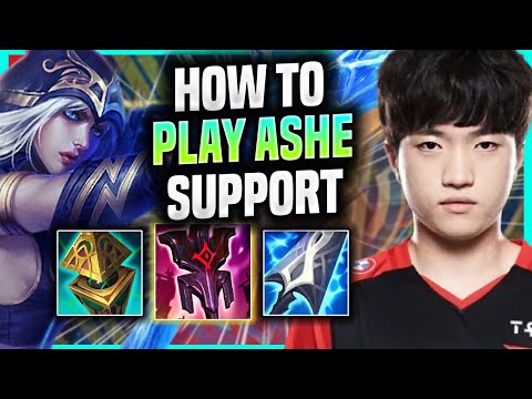 LEARN HOW TO PLAY ASHE SUPPORT LIKE A PRO! - T1 Keria Plays Ashe Support vs Renata! | Season 2022