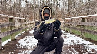 Solo Winter Camping In -19 Degrees | Pike Catch & Cook