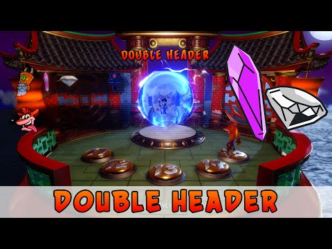 Double Header (Crystal & Gem) • Crash Bandicoot 3 N. Sane Trilogy • 108% Walkthrough • Pt 17