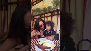 Adrienne Bailon Living Her Mommy Dreams. #love #momlife #shorts #cute