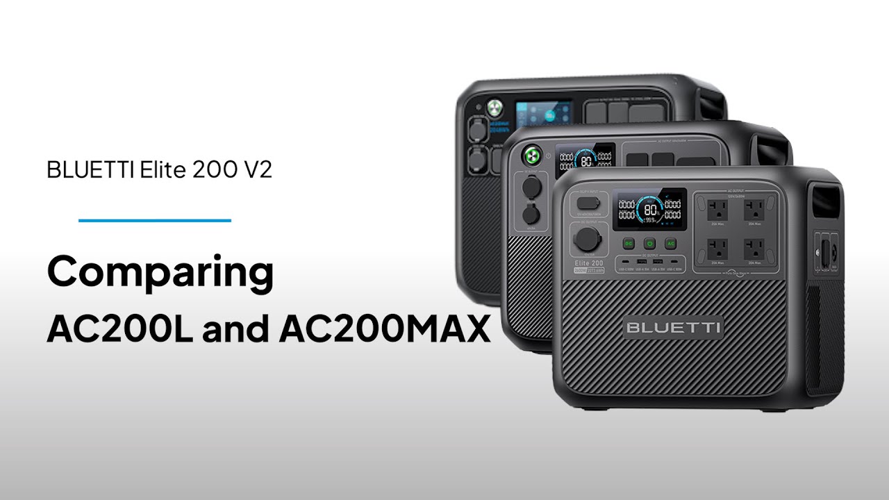 BLUETTI AC200MAX Expandable Power Station usa, bluetti power station, battery backup 5 BLUETTI Video Preview